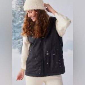 Socialite Black Puffer Vest NWT S/M L/XL